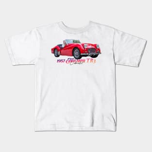 1957 Triumph TR3 Cabriolet Kids T-Shirt